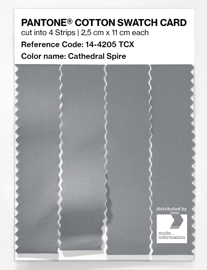 Artikelbild 3 des Artikels “PANTONE® COTTON SWATCH CARD 14-4205 TCX Cathedral Spire “