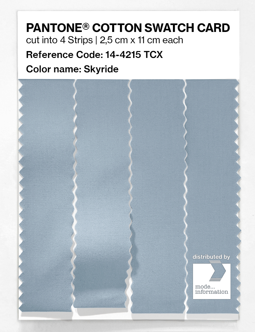 Artikelbild 3 des Artikels “PANTONE® COTTON SWATCH CARD 14-4215 TCX Skyride “