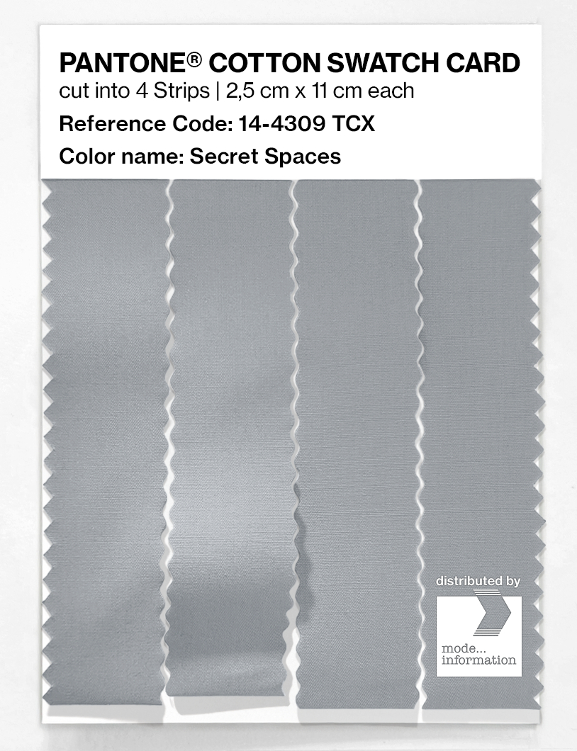 Artikelbild 3 des Artikels “PANTONE® COTTON SWATCH CARD 14-4309 TCX Secret Spaces “