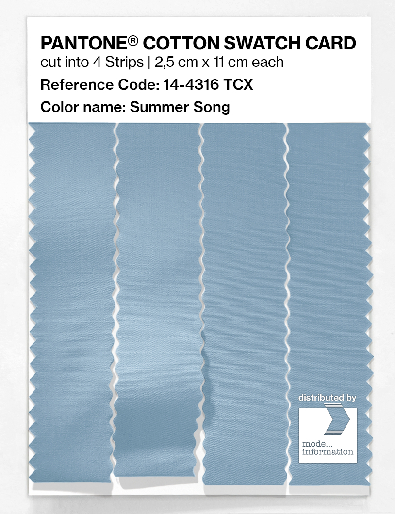 Artikelbild 3 des Artikels “PANTONE® COTTON SWATCH CARD 14-4316 TCX Summer Song “