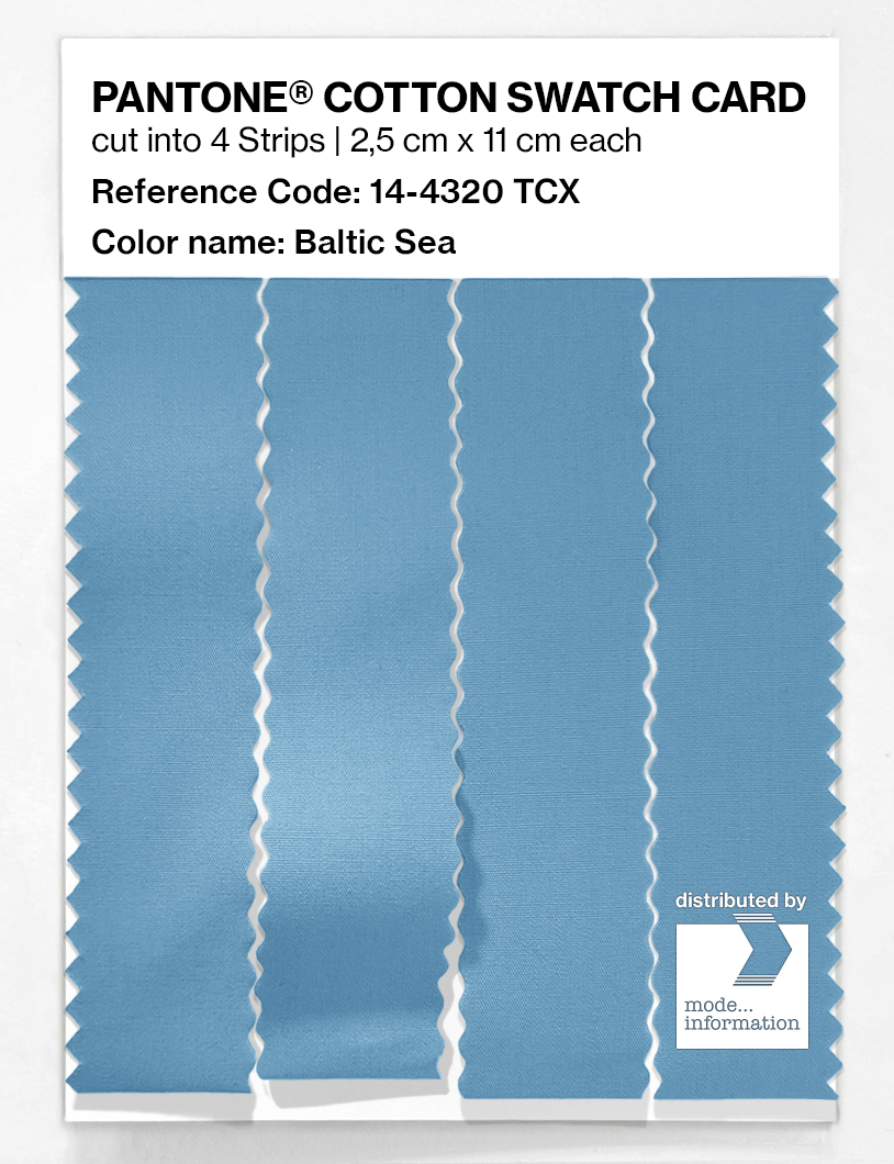 Artikelbild 3 des Artikels “PANTONE® COTTON SWATCH CARD 14-4320 TCX Baltic Sea “