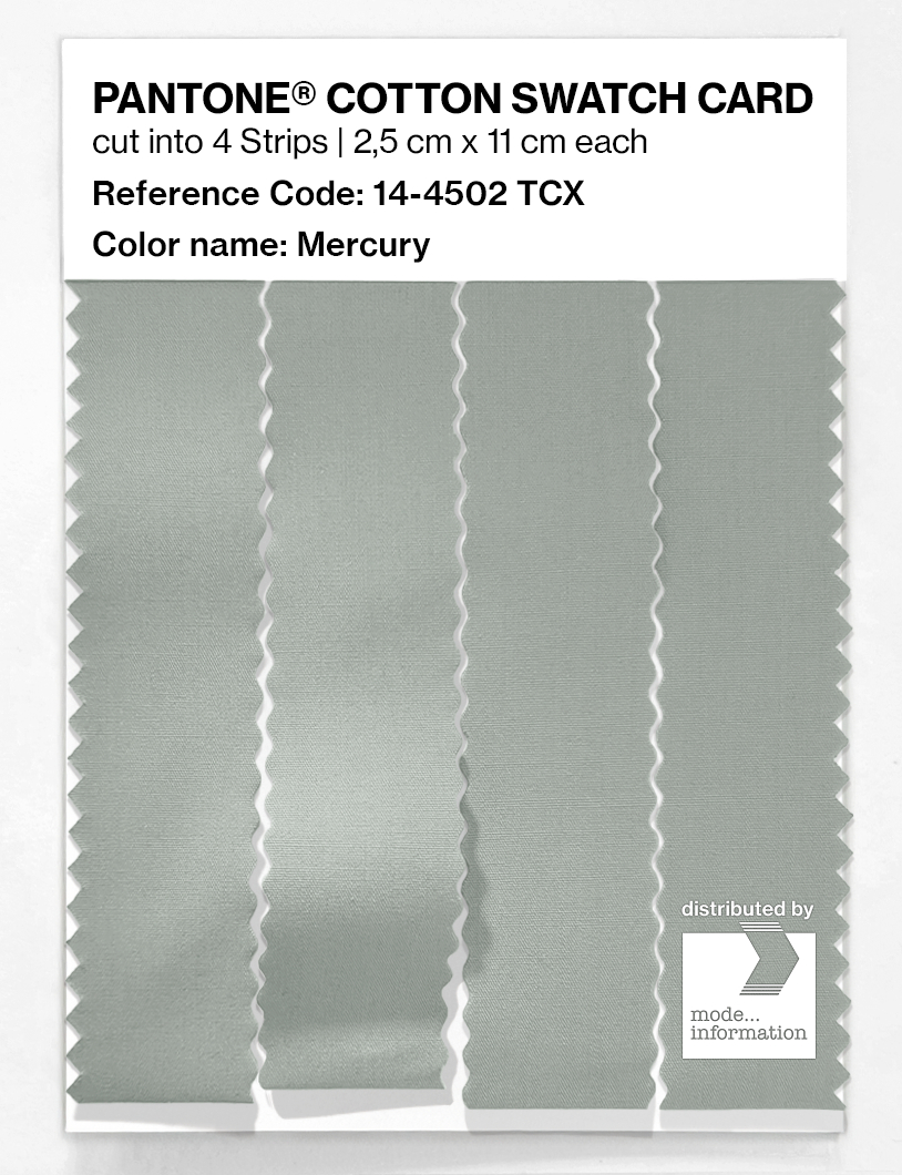 Artikelbild 3 des Artikels “PANTONE® COTTON SWATCH CARD 14-4502 TCX Mercury “