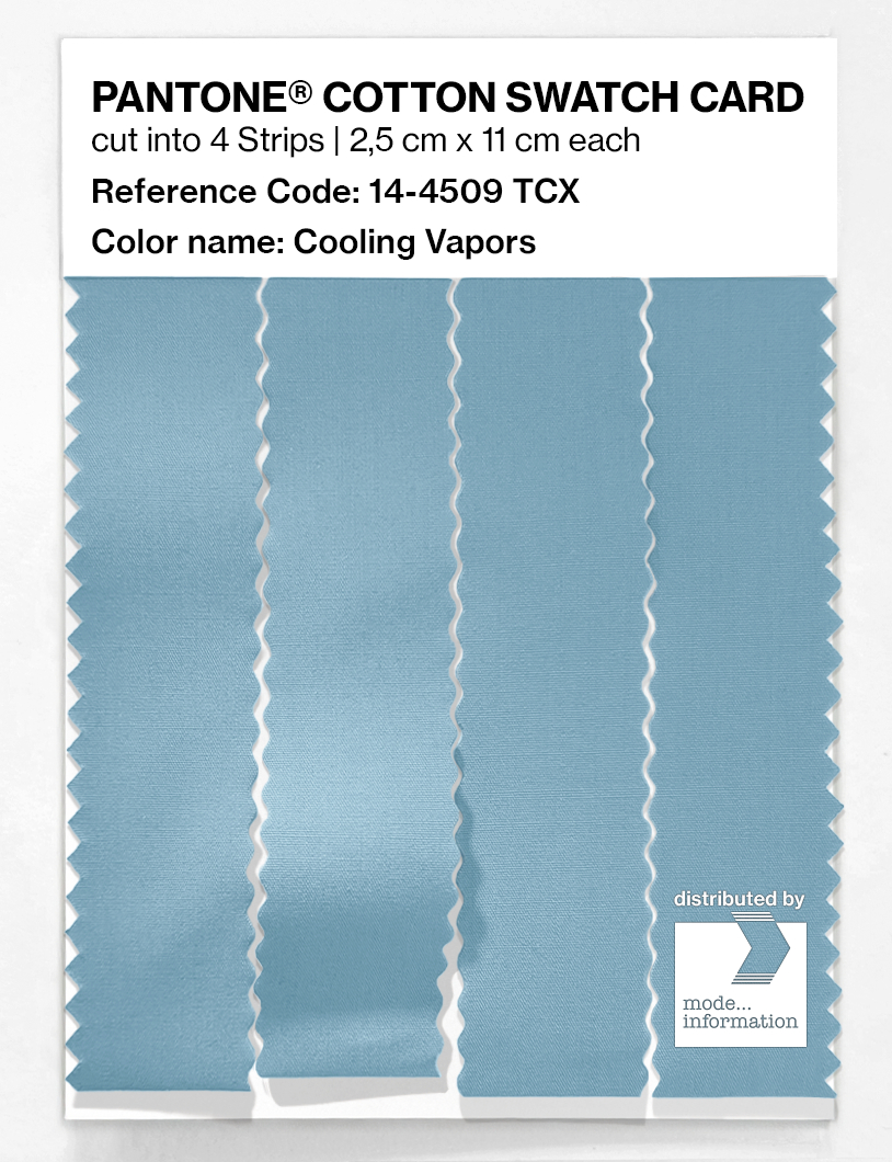 Artikelbild 3 des Artikels “PANTONE® COTTON SWATCH CARD 14-4509 TCX Cooling Vapors “