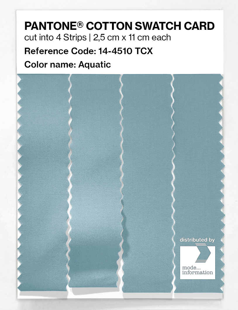 Artikelbild 3 des Artikels “PANTONE® COTTON SWATCH CARD 14-4510 TCX Aquatic “