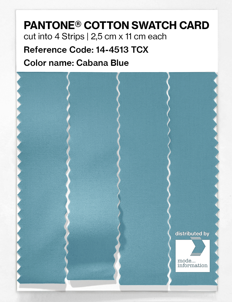 Artikelbild 3 des Artikels “PANTONE® COTTON SWATCH CARD 14-4513 TCX Cabana Blue “