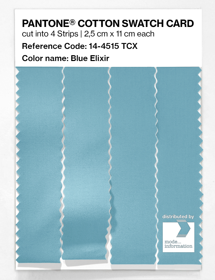 Artikelbild 3 des Artikels “PANTONE® COTTON SWATCH CARD 14-4515 TCX Blue Elixir “