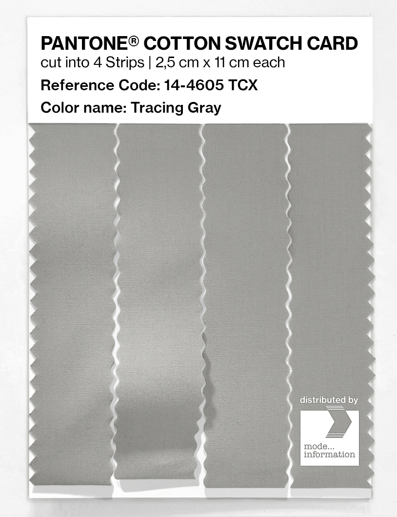 Artikelbild 3 des Artikels “PANTONE® COTTON SWATCH CARD 14-4605 TCX Tracing Gray “