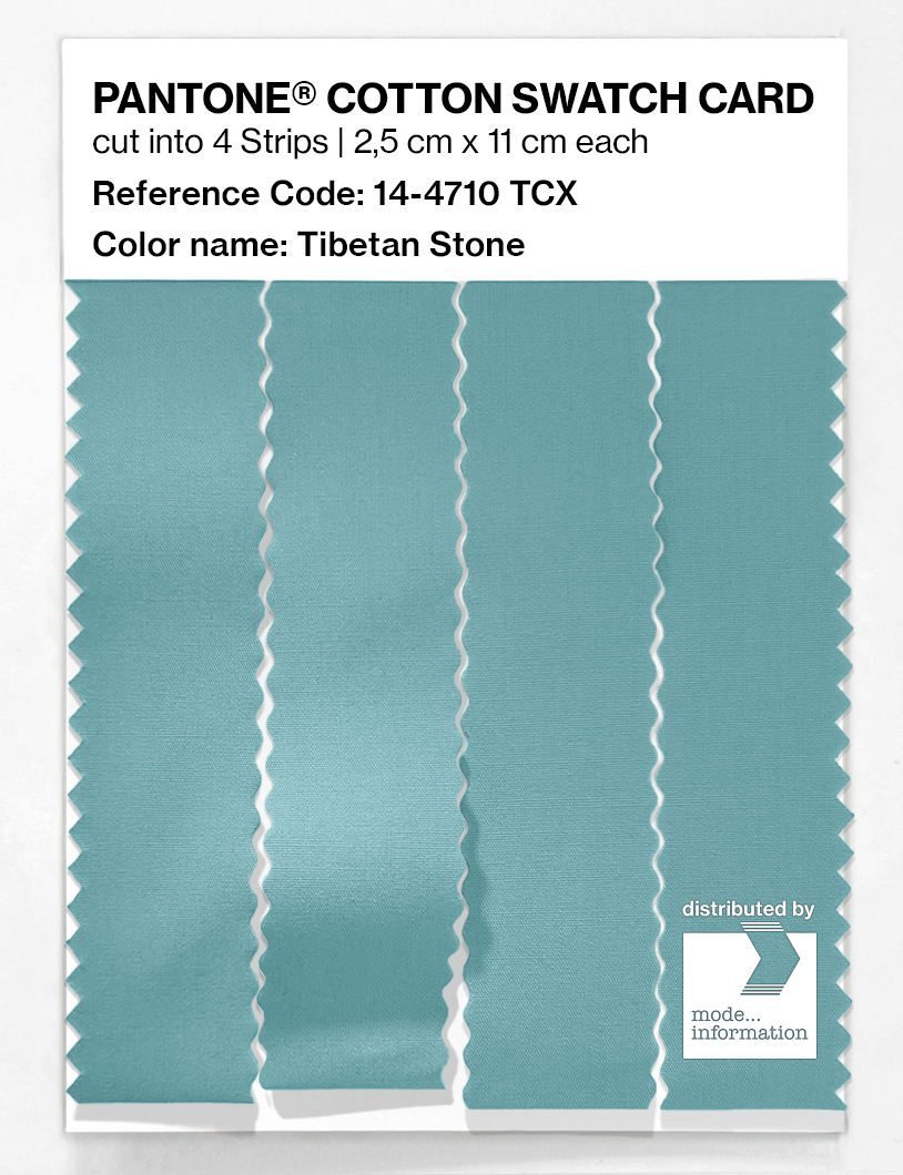 Artikelbild 3 des Artikels “PANTONE® COTTON SWATCH CARD 14-4710 TCX Tibetan Stone “