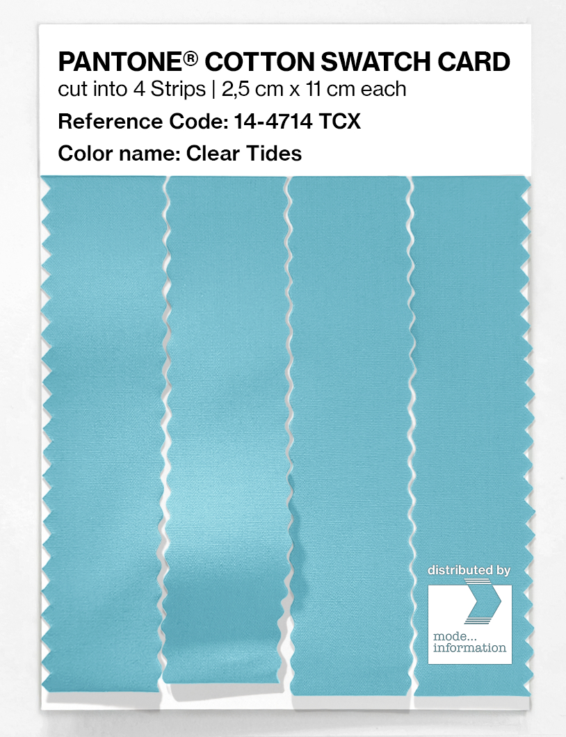 Artikelbild 3 des Artikels “PANTONE® COTTON SWATCH CARD 14-4714 TCX Clear Tides “