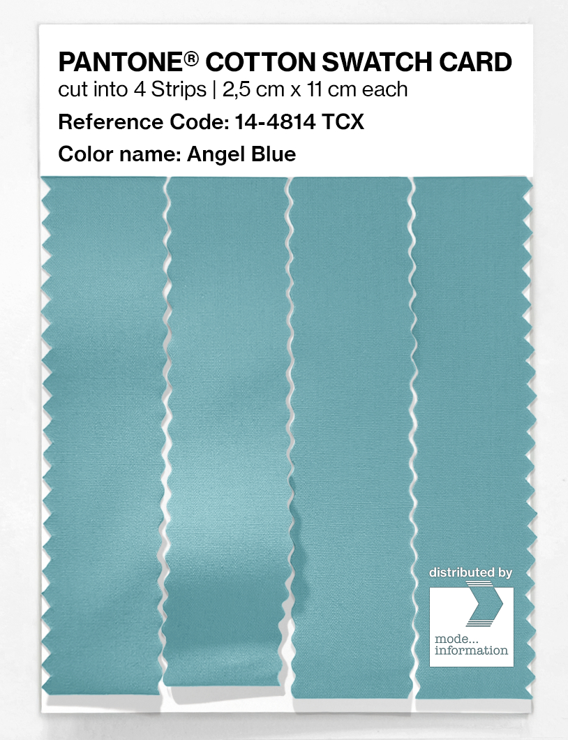 Artikelbild 3 des Artikels “PANTONE® COTTON SWATCH CARD 14-4814 TCX Angel Blue “