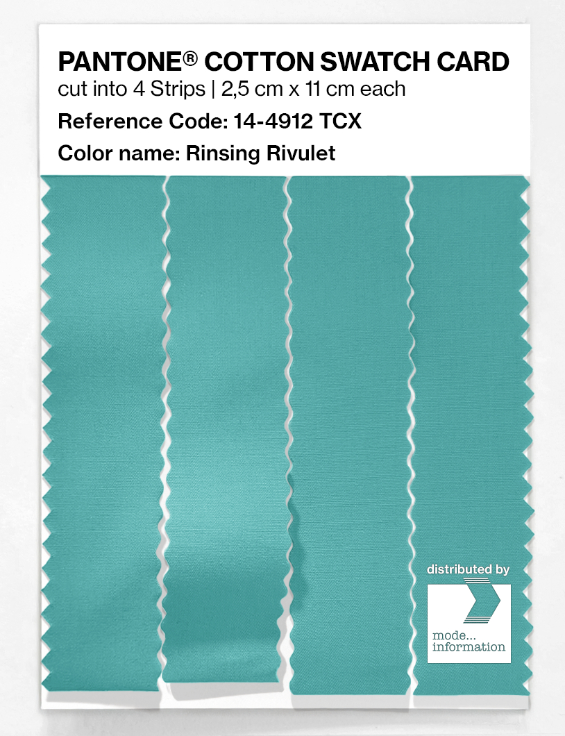 Artikelbild 3 des Artikels “PANTONE® COTTON SWATCH CARD 14-4912 TCX Rinsing Rivulet “