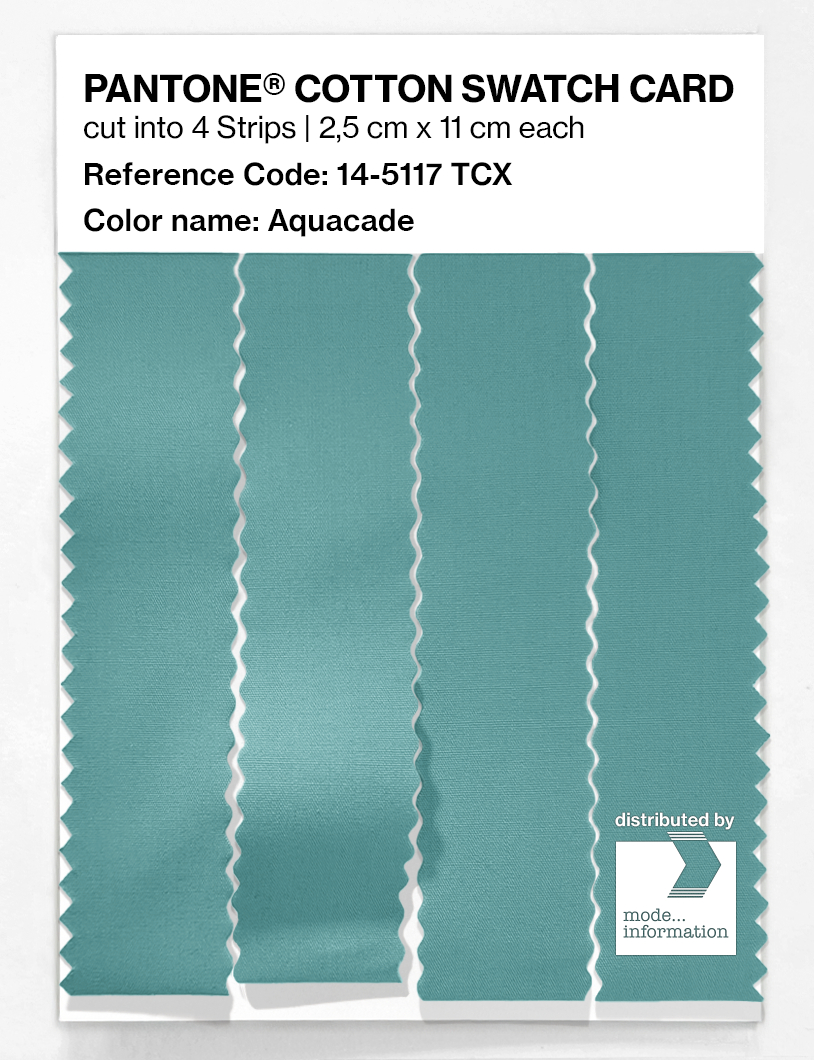 Artikelbild 3 des Artikels “PANTONE® COTTON SWATCH CARD 14-5117 TCX Aquacade “