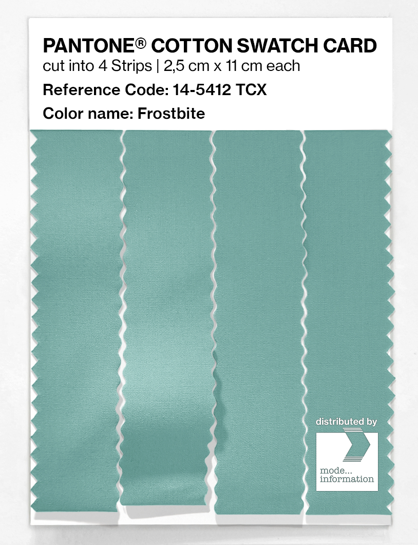 Artikelbild 3 des Artikels “PANTONE® COTTON SWATCH CARD 14-5412 TCX Frostbite “