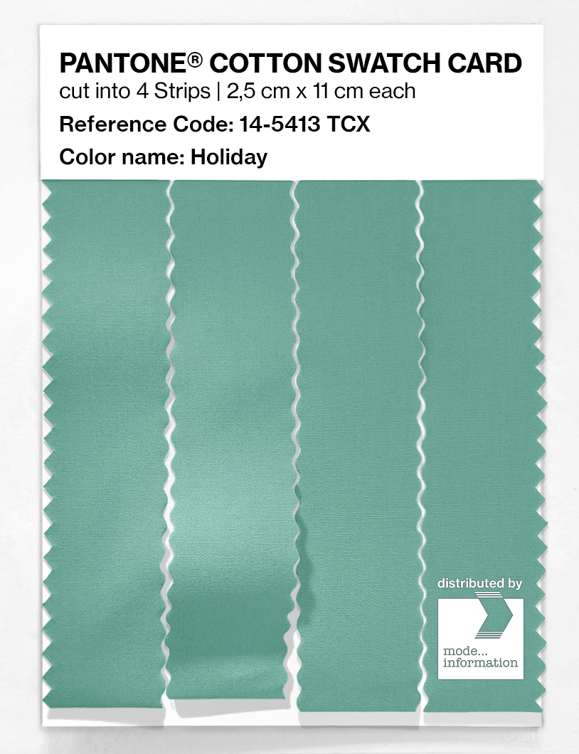 Artikelbild 3 des Artikels “PANTONE® COTTON SWATCH CARD 14-5413 TCX Holiday “