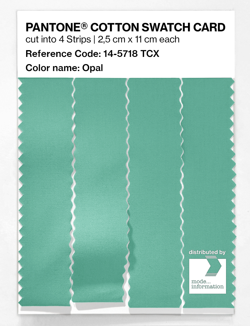 Artikelbild 3 des Artikels “PANTONE® COTTON SWATCH CARD 14-5718 TCX Opal “