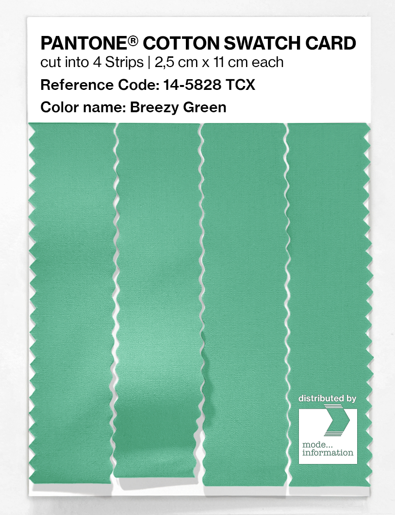 Artikelbild 3 des Artikels “PANTONE® COTTON SWATCH CARD 14-5828 TCX Breezy Green “