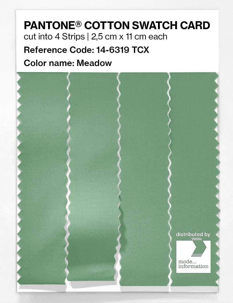 Artikelbild 3 des Artikels “PANTONE® COTTON SWATCH CARD 14-6319 TCX Meadow “
