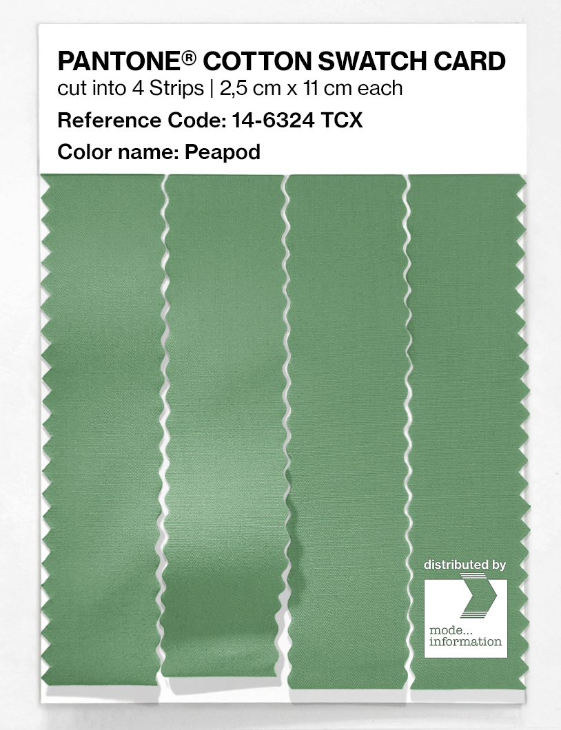 Artikelbild 3 des Artikels “PANTONE® COTTON SWATCH CARD 14-6324 TCX Peapod “