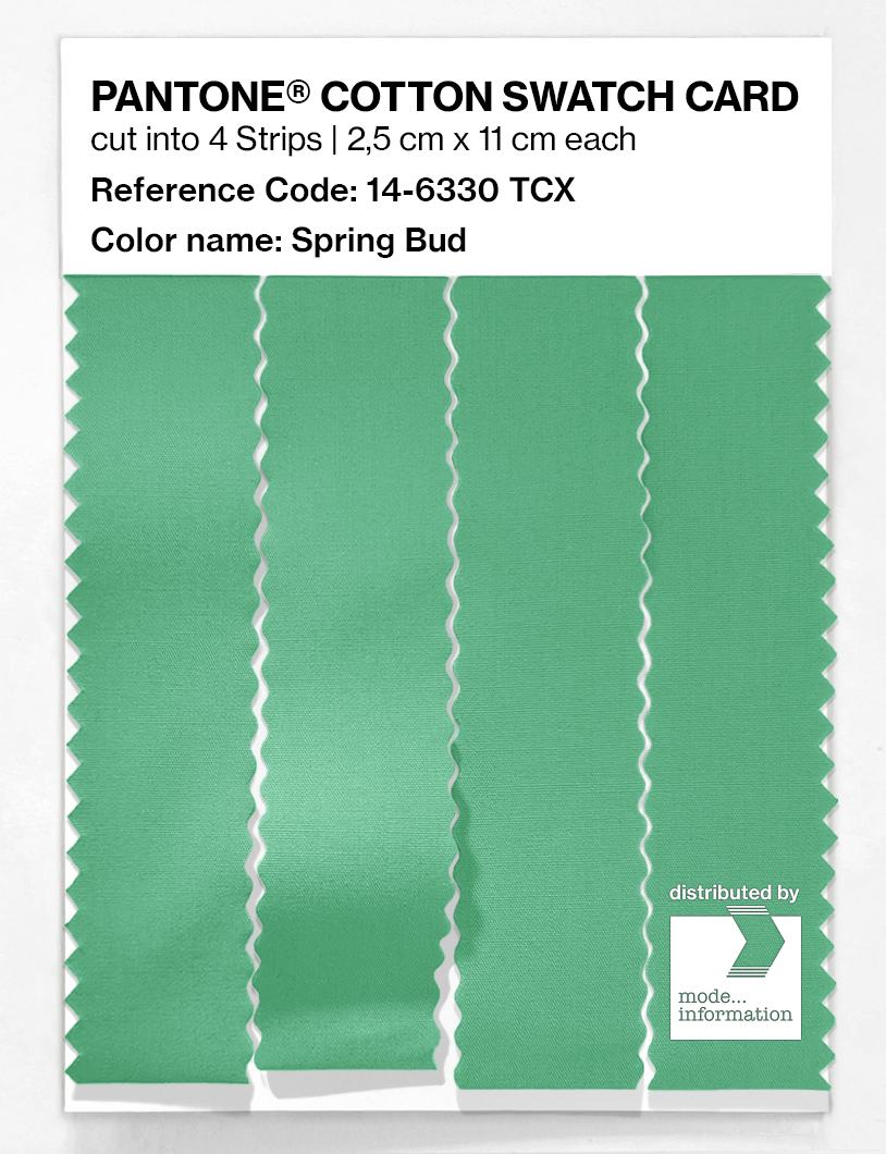 Product image 3 of the product “PANTONE® COTTON SWATCH CARD 14-6330 TCX Spring Bud ”