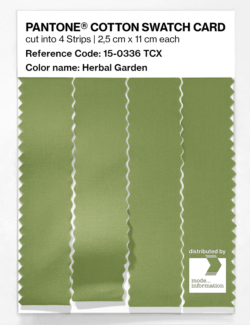 Artikelbild 3 des Artikels “PANTONE® COTTON SWATCH CARD 15-0336 TCX Herbal Garden “