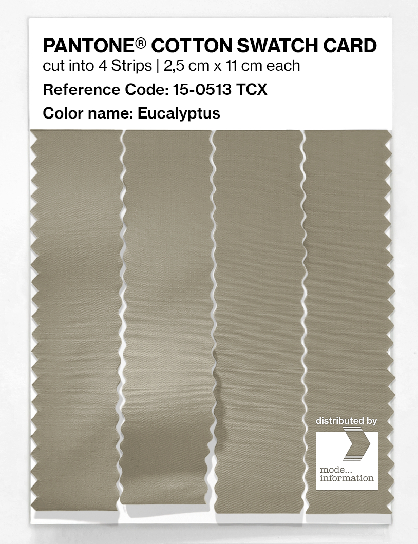 Artikelbild 3 des Artikels “PANTONE® COTTON SWATCH CARD 15-0513 TCX Eucalyptus “