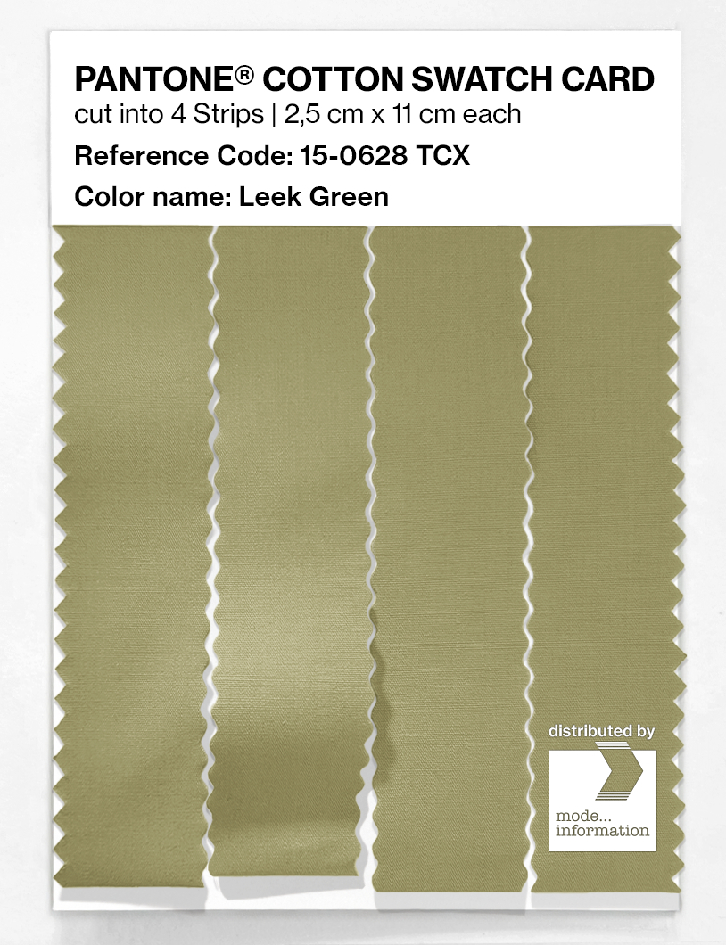 Artikelbild 3 des Artikels “PANTONE® COTTON SWATCH CARD 15-0628 TCX Leek Green “