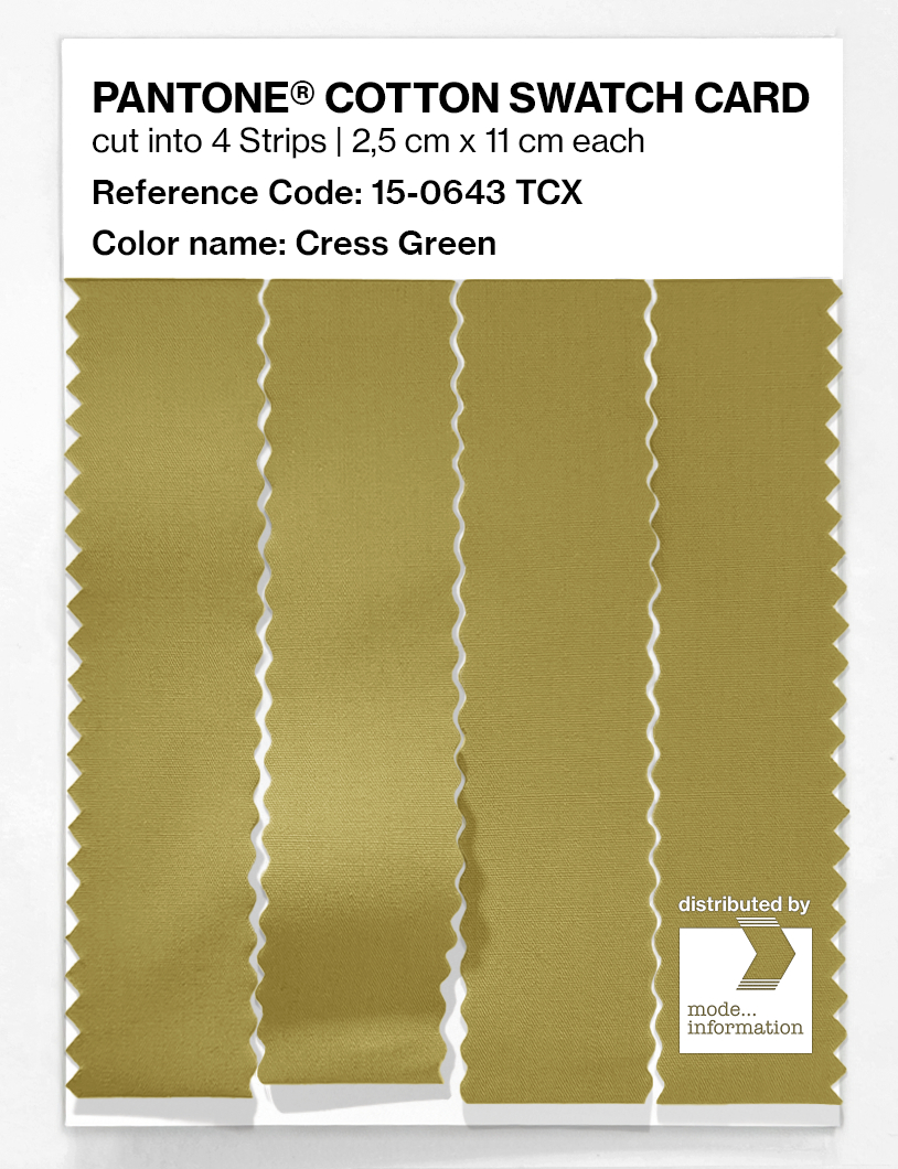 Artikelbild 3 des Artikels “PANTONE® COTTON SWATCH CARD 15-0643 TCX Cress Green “