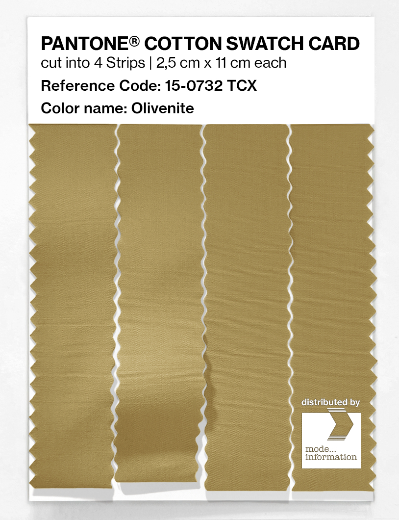 Artikelbild 3 des Artikels “PANTONE® COTTON SWATCH CARD 15-0732 TCX Olivenite “