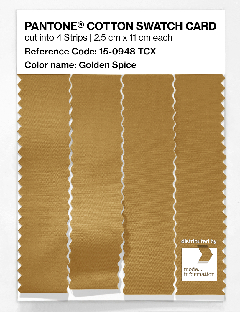 Artikelbild 3 des Artikels “PANTONE® COTTON SWATCH CARD 15-0948 TCX Golden Spice “
