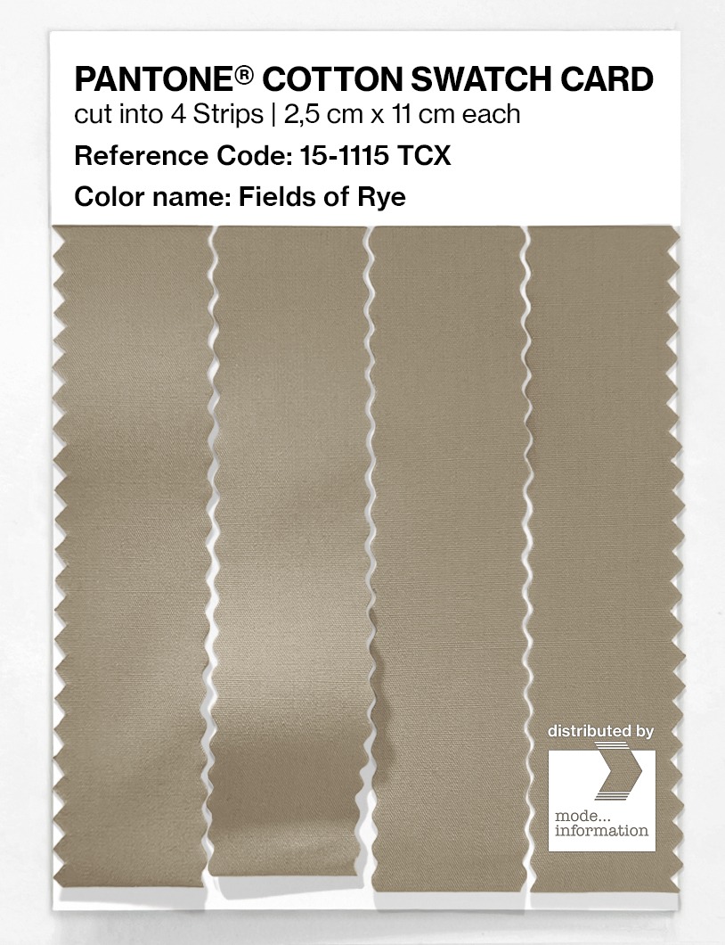 Artikelbild 3 des Artikels “PANTONE® COTTON SWATCH CARD 15-1115 TCX Fields of Rye “