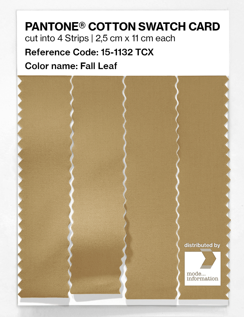 Artikelbild 3 des Artikels “PANTONE® COTTON SWATCH CARD 15-1132 TCX Fall Leaf “