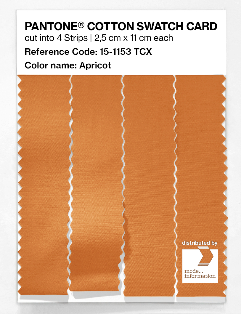 Artikelbild 3 des Artikels “PANTONE® COTTON SWATCH CARD 15-1153 TCX Apricot “