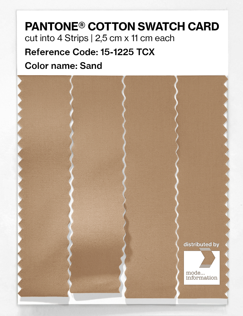 Artikelbild 3 des Artikels “PANTONE® COTTON SWATCH CARD 15-1225 TCX Sand “