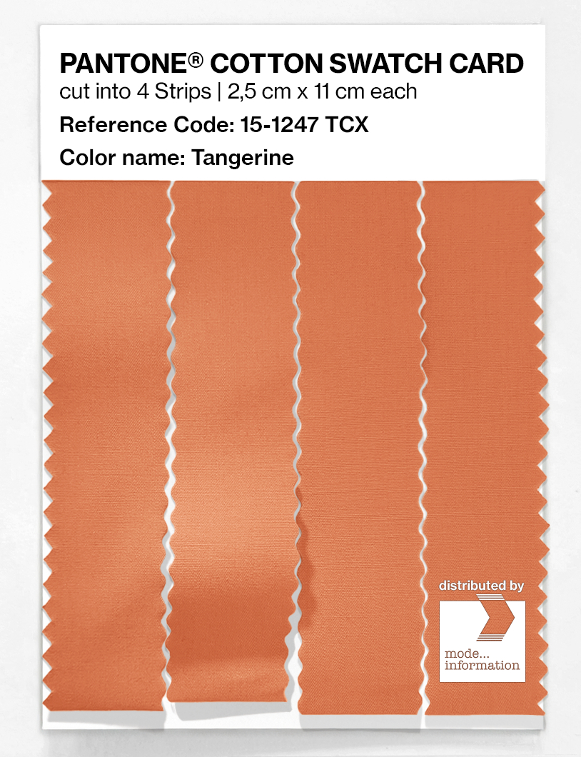 Artikelbild 3 des Artikels “PANTONE® COTTON SWATCH CARD 15-1247 TCX Tangerine “