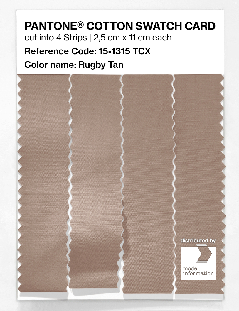 Artikelbild 3 des Artikels “PANTONE® COTTON SWATCH CARD 15-1315 TCX Rugby Tan “