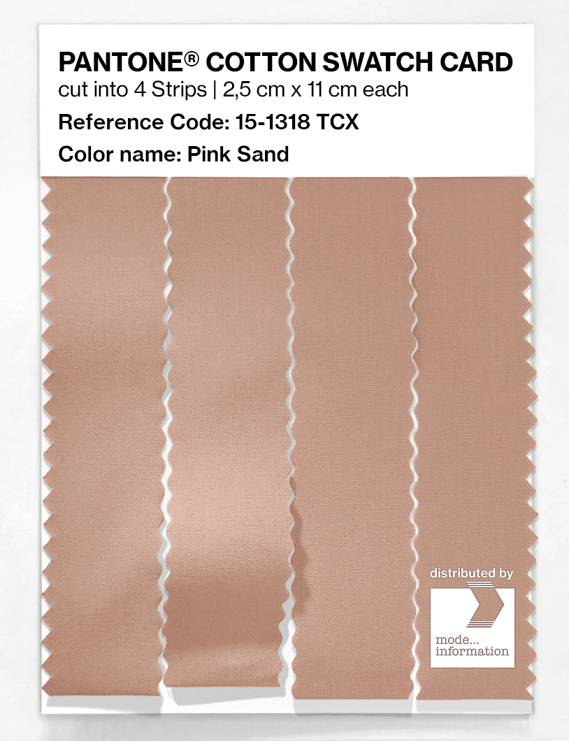 Artikelbild 3 des Artikels “PANTONE® COTTON SWATCH CARD 15-1318 TCX Pink Sand “