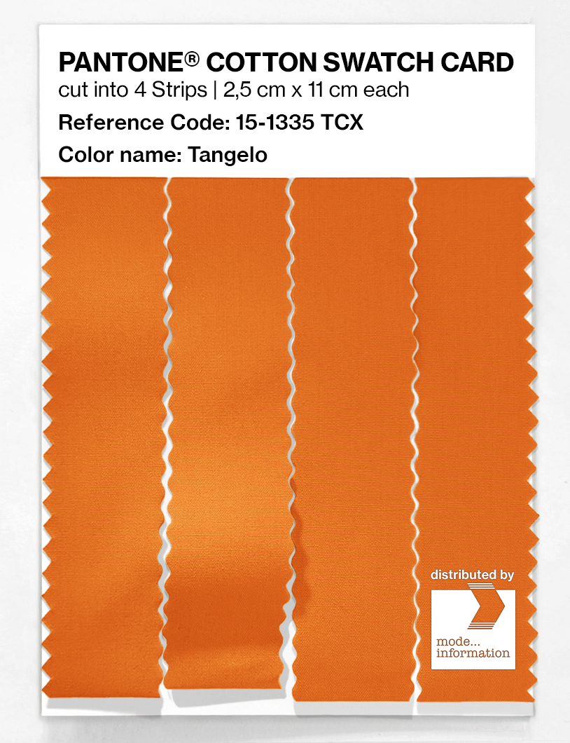 Artikelbild 3 des Artikels “PANTONE® COTTON SWATCH CARD 15-1335 TCX Tangelo “