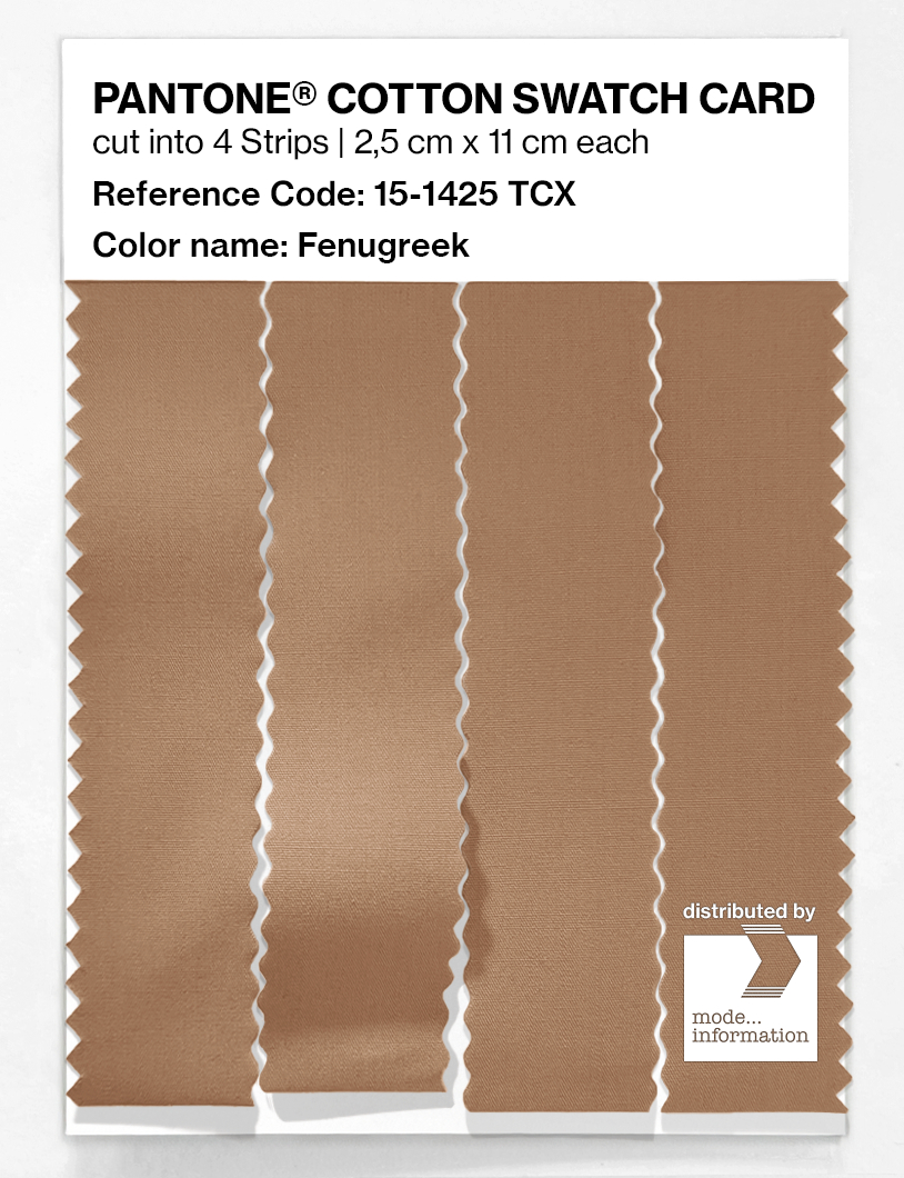 Artikelbild 3 des Artikels “PANTONE® COTTON SWATCH CARD 15-1425 TCX Fenugreek “