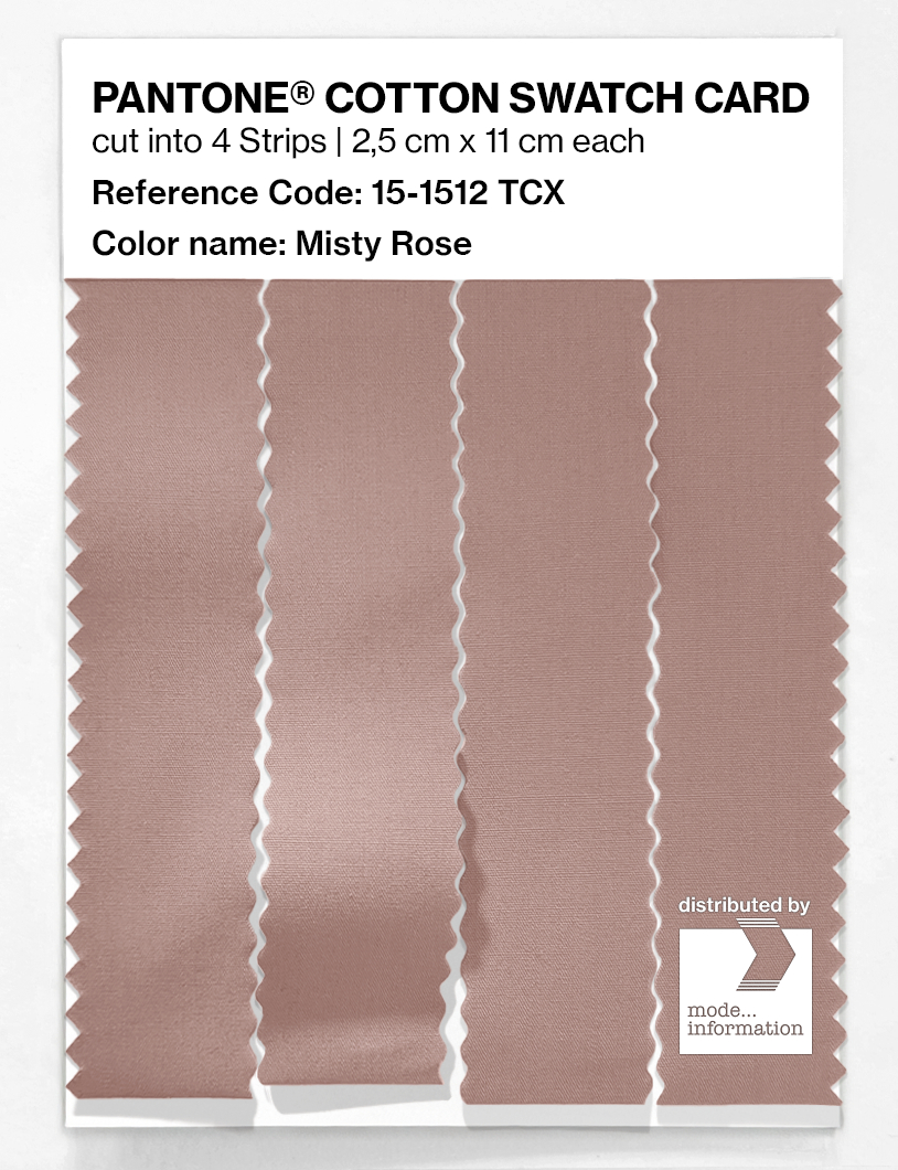 Artikelbild 3 des Artikels “PANTONE® COTTON SWATCH CARD 15-1512 TCX Misty Rose “