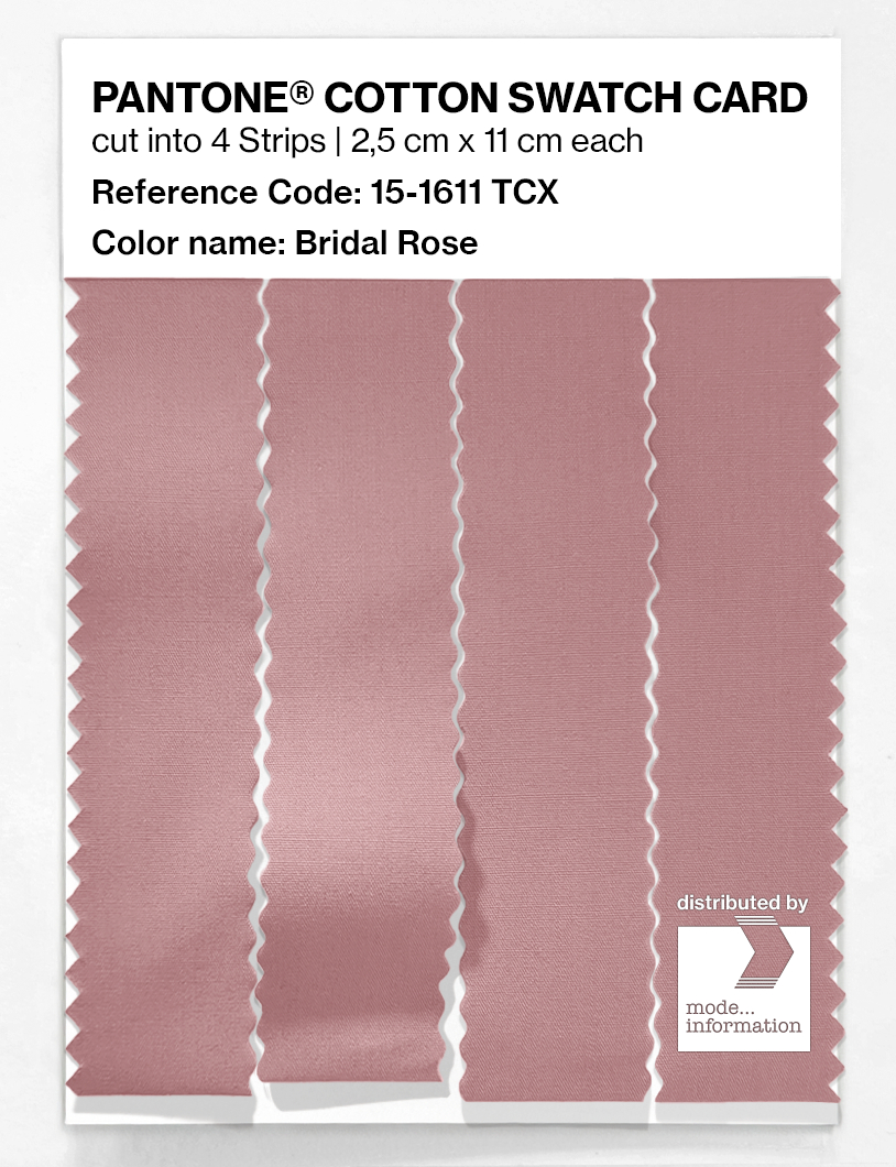 Artikelbild 3 des Artikels “PANTONE® COTTON SWATCH CARD 15-1611 TCX Bridal Rose “