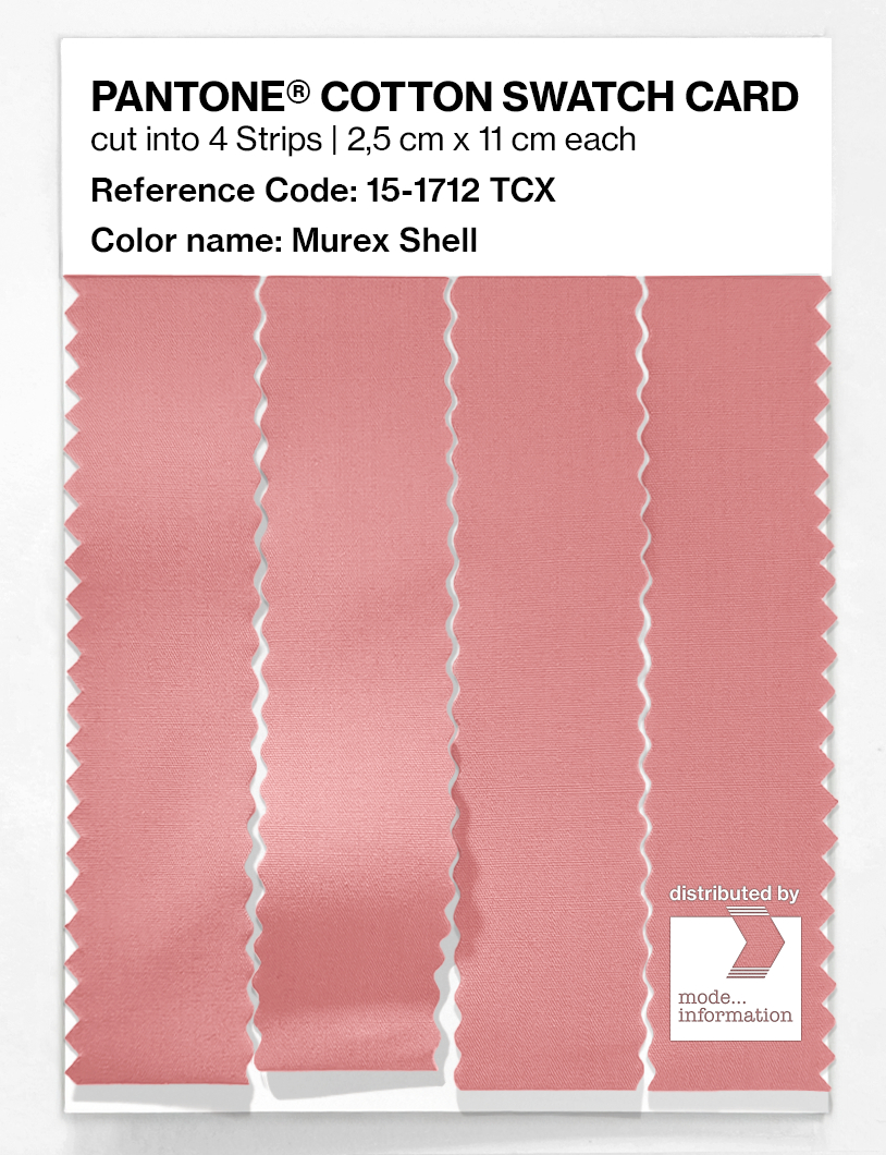 Artikelbild 3 des Artikels “PANTONE® COTTON SWATCH CARD 15-1712 TCX Murex Shell “
