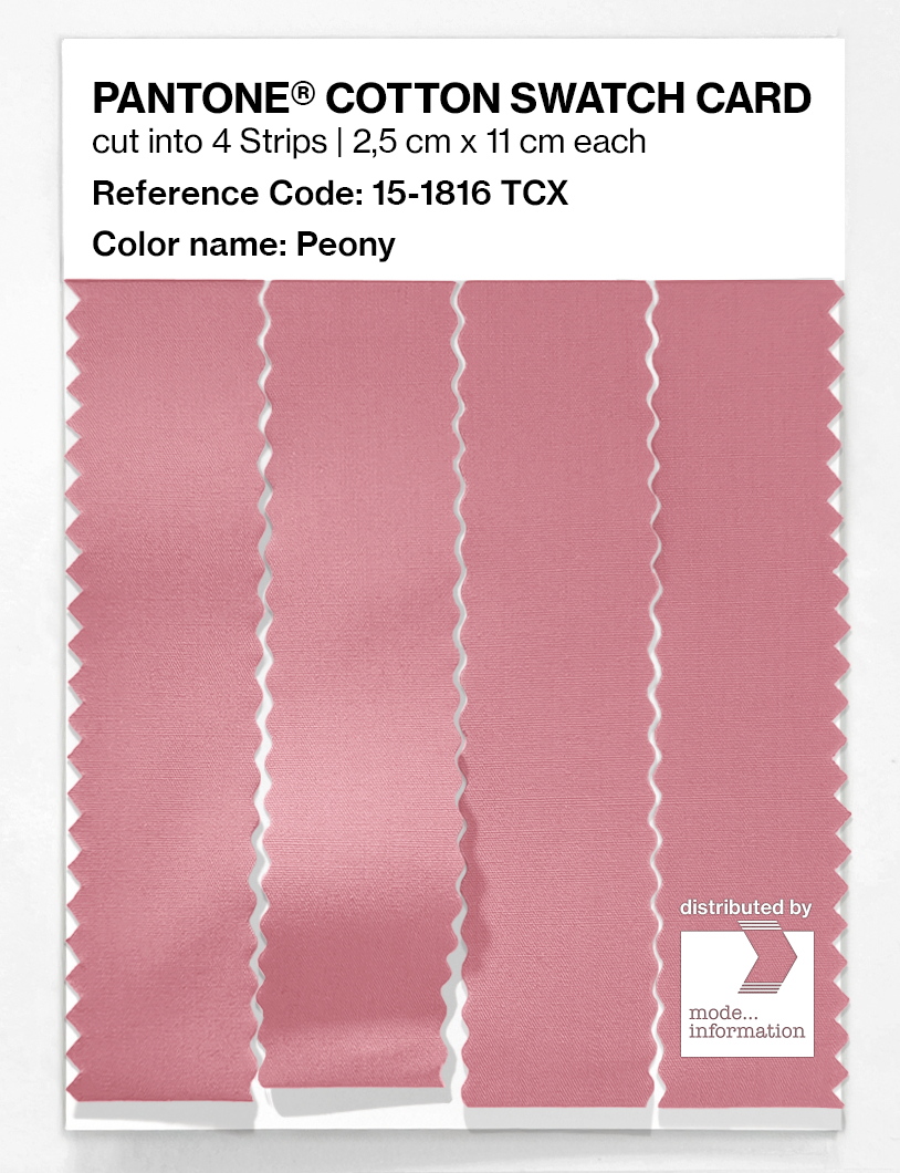 Artikelbild 3 des Artikels “PANTONE® COTTON SWATCH CARD 15-1816 TCX Peony “