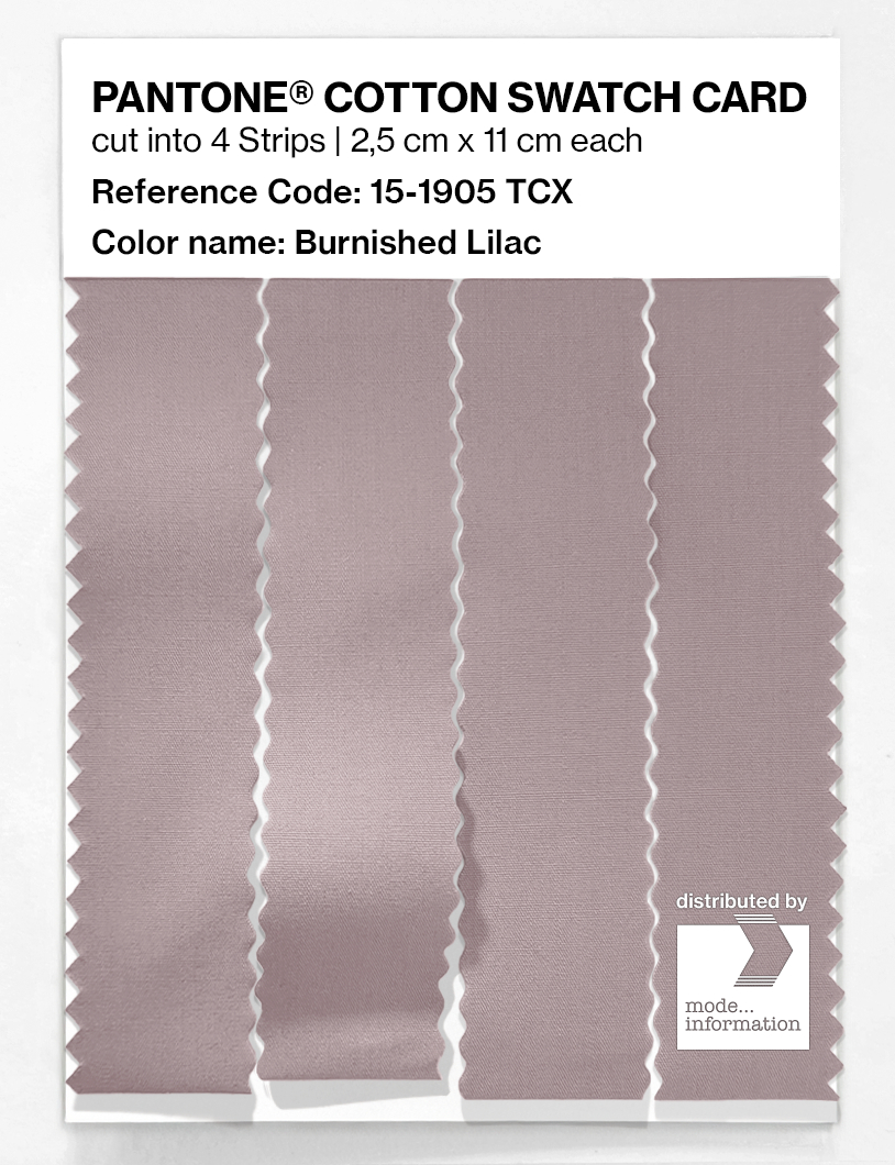 Artikelbild 3 des Artikels “PANTONE® COTTON SWATCH CARD 15-1905 TCX Burnished Lilac “