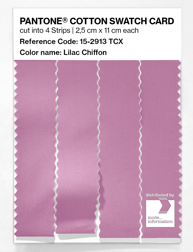 Artikelbild 3 des Artikels “PANTONE® COTTON SWATCH CARD 15-2913 TCX Lilac Chiffon “