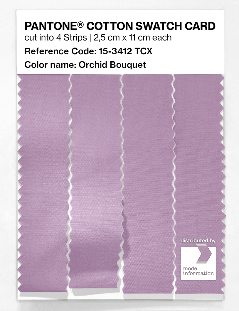 Artikelbild 3 des Artikels “PANTONE® COTTON SWATCH CARD 15-3412 TCX Orchid Bouquet “