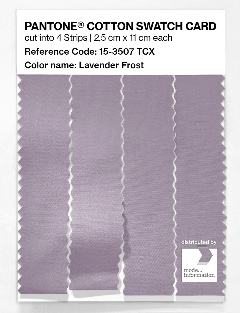 Artikelbild 3 des Artikels “PANTONE® COTTON SWATCH CARD 15-3507 TCX Lavender Frost “
