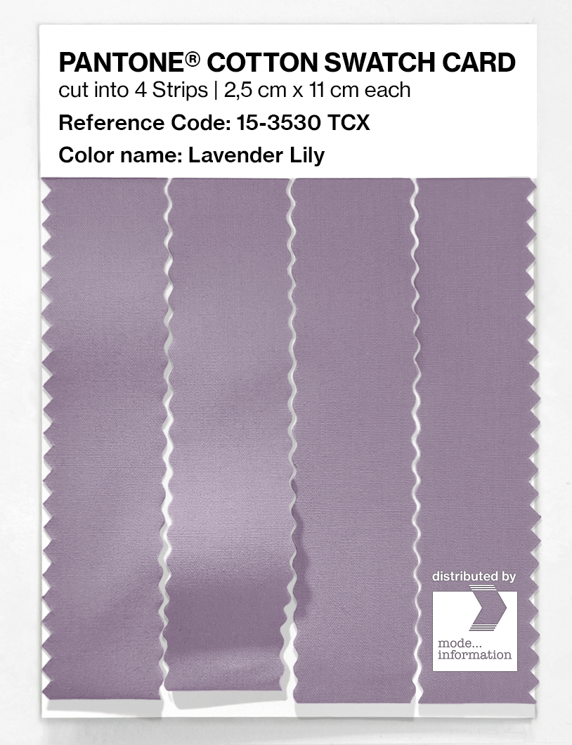 Artikelbild 3 des Artikels “PANTONE® COTTON SWATCH CARD 15-3530 TCX Lavender Lily “