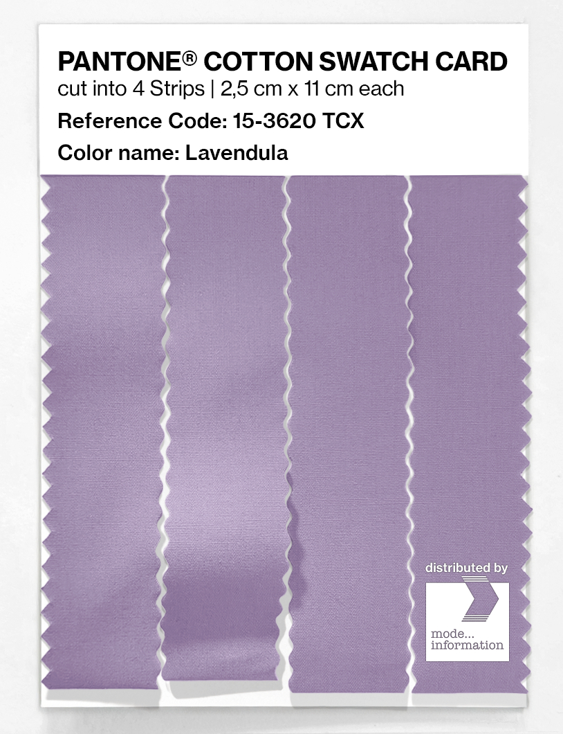 Artikelbild 3 des Artikels “PANTONE® COTTON SWATCH CARD 15-3620 TCX Lavendula “