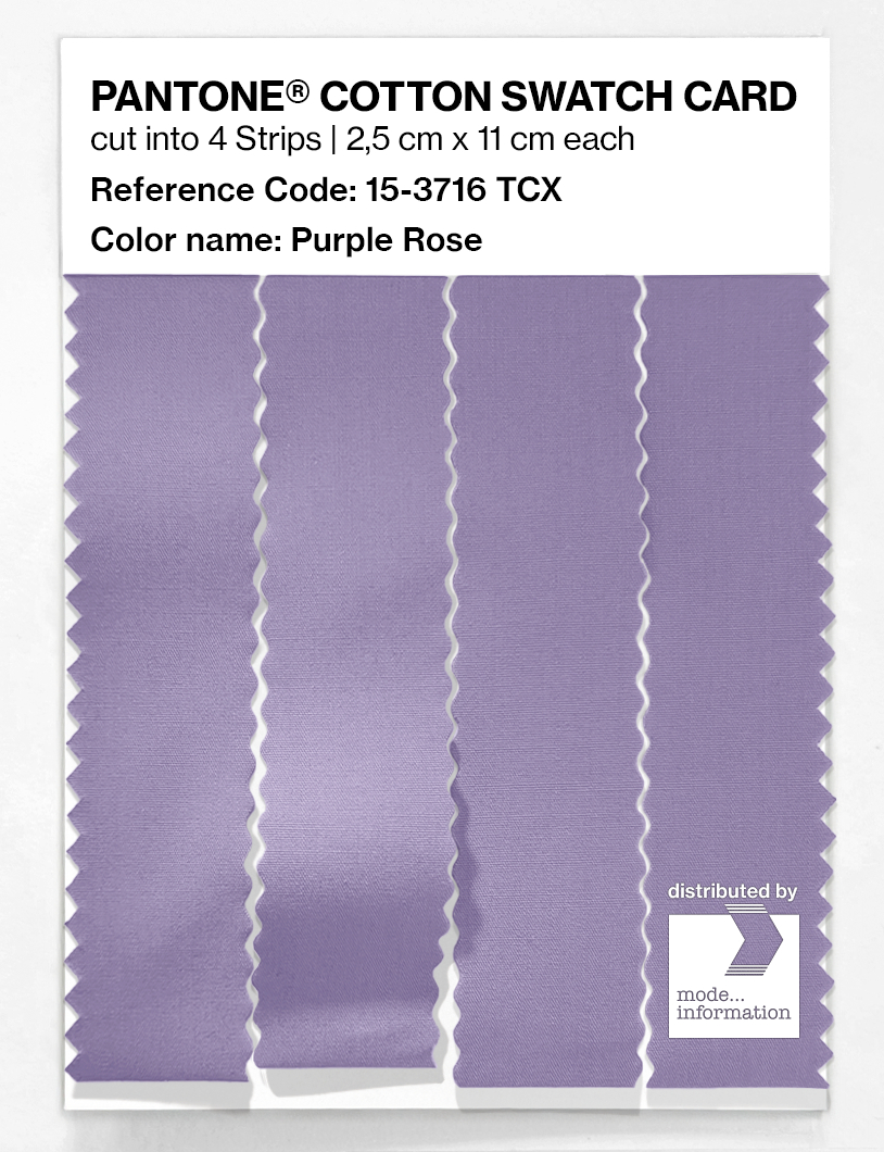 Artikelbild 3 des Artikels “PANTONE® COTTON SWATCH CARD 15-3716 TCX Purple Rose “