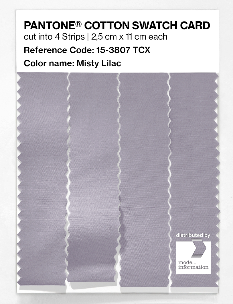 Artikelbild 3 des Artikels “PANTONE® COTTON SWATCH CARD 15-3807 TCX Misty Lilac “